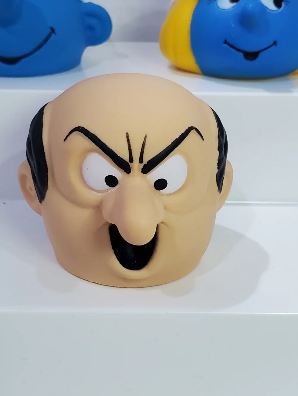 Vintage Smurf Smurfette Gargamel Heads Peyo 1983 1986
